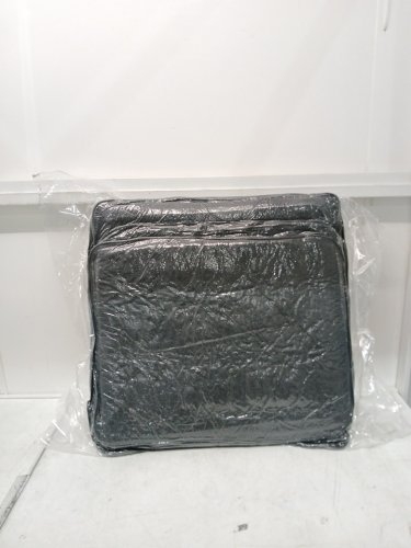 2pc COUCH cushion replacements - 24"x24"/24"x19" - velvet/dark grey image 2