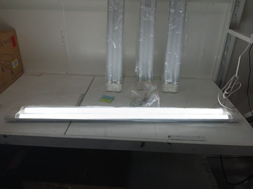 4pk lzhome linkable led shop lights - 4ft 40w 4500lm 5000k - white (model: shop-4p-ca / lsd08-4) image 5