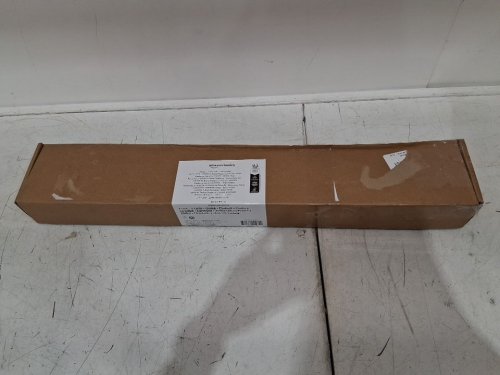 AMAZONBASICS MODERN, CLASSIC BATHROOM TOWEL BAR - 24" - SATIN NICKEL (MODEL: AB-BR811-SN) image 2