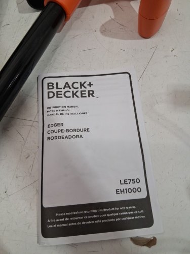 BLACK+DECKER EDGE HOG 2-1/4 HP CORDED ELECTRIC LANDSCAPE EDGER & TRENCHER TOOL (MODEL: LE750) image 5