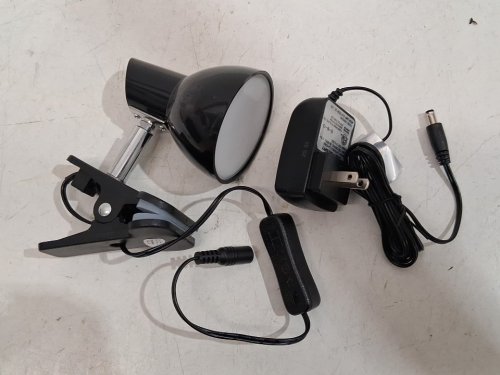 DEELOOP LED CLIP LAMP - 5.5"x4.7" - 400lm - black image 3