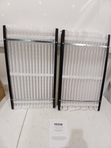 2pk vevor MERV11 HVAC Electrostatic Pleated Air Conditioner Filters - 16" x 28" x 4" - white (model: sen-01) image 3