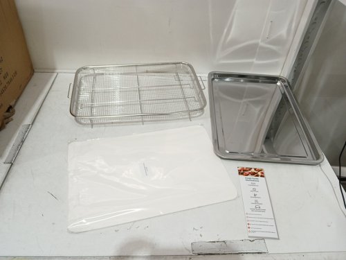 xumilas air fryer basket for oven - 18.5" x 12.8" (model: extra large*1) image 3