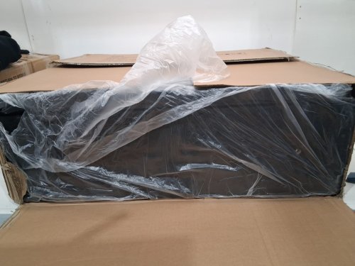 4-IN-1 upholstered Single FUTON/SOFABED -dark grey (model:nam15-l-bk) image 6