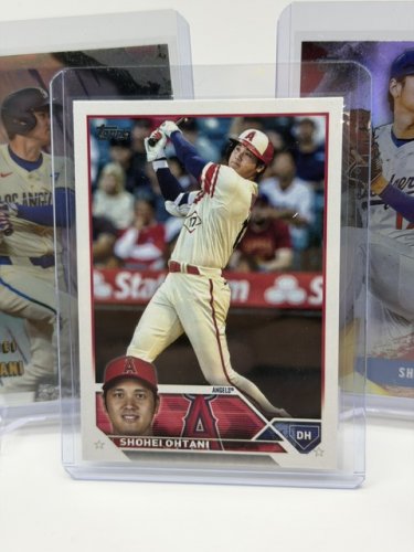 4 ASSTD SHOHEI OHTANI TOPPS BASEBALL CARDS image 8