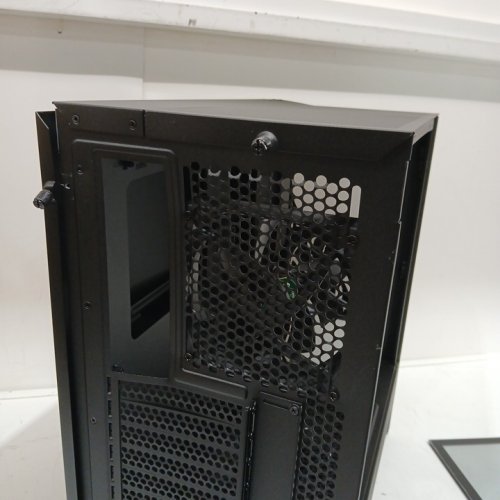 NZXT H5 FLOW Mid-Tower ATX PC Gaming Case with High-Airflow Mesh Front Panel, Tempered Glass Side Panel, Smart Cable Management System, USB-C and Supports Liquid Cooling Radiators - Black (mODEL:CC-H52FB-01) image 4