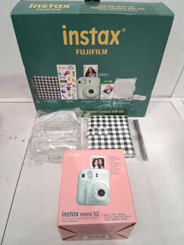 4pc Fujifilm Instax Mini 12 Instant Camera Gift Set with Camera, Photo Album - mint green image 3