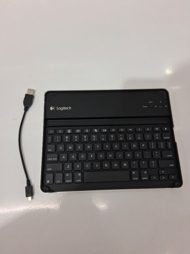 logitech wireless keyboard case - fits ipad 2-4 - black/silver (Model : 920003402) image 3