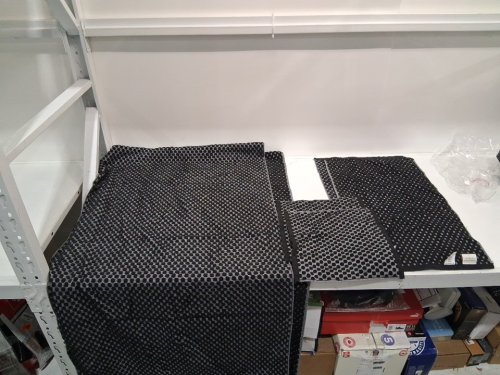 6pc threshold performance plus textured bath towel set - black/grey image 2