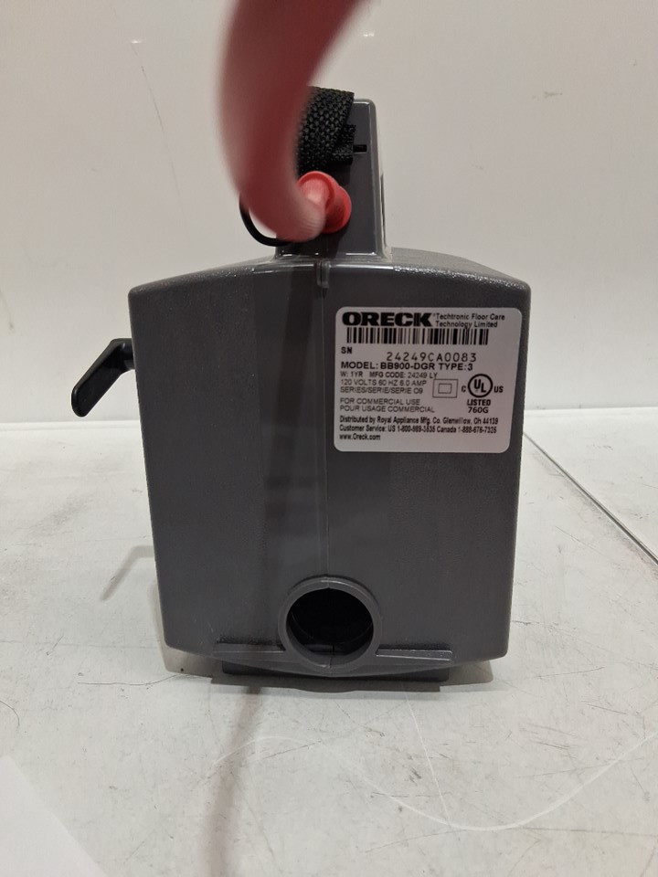 oreck commercial xl pro 5 corded super compact cannister vacuum cleaner - 30ft cord - grey (model: bb900-dgr) image 4