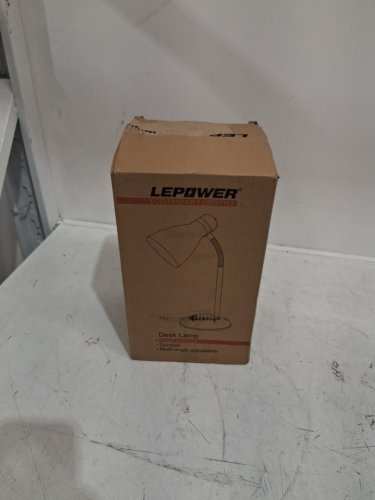 LEPOWER METAL DESK LAMP WITH FLEXIBLE GOOSENECK FOR HOME OR OFFICE - SANDY BLACK (MODEL: UT2032) image 2