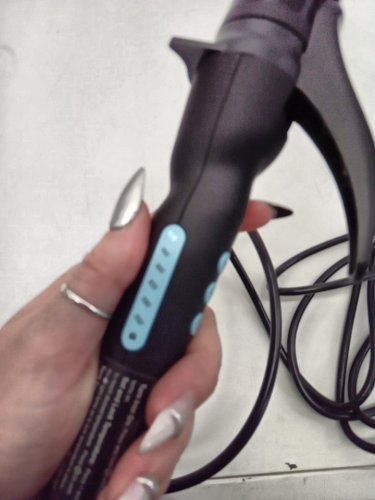 BIO IONIC LONG BARREL PRO CURLING IRON HAIR STYLER - 1.5" - BLACK (MODEL: Z-FGTST-CL-1.5) image 7