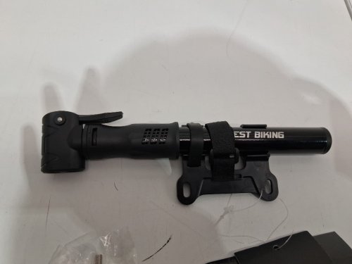 west biking mini Bicycle pump - 100psi - black image 3