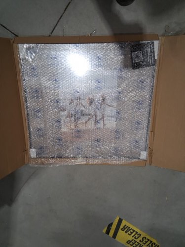 AMERICANFLAT FLOATING PICTURE FRAME - 24" X 24" - CLEAR/BLACK image 2