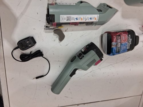 shark stainforce cordless handheld carpet/upholstery stain cleaner - (model: hx101c) image 5