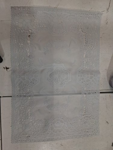 Rectangular Waterproof Thick PVC Plastic Table Cover - 40" x 80" - Clear (Model: F085-2T-102207) image 2