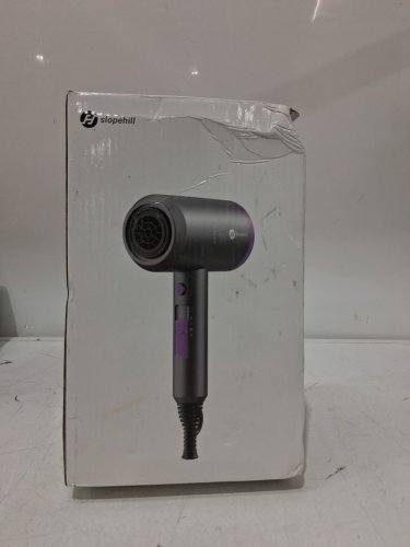 SLOPEHILL PROFESSIONAL IONIC HAIR DRYER - 1800W - GREY/PINK (MODEL: 1902) image 2