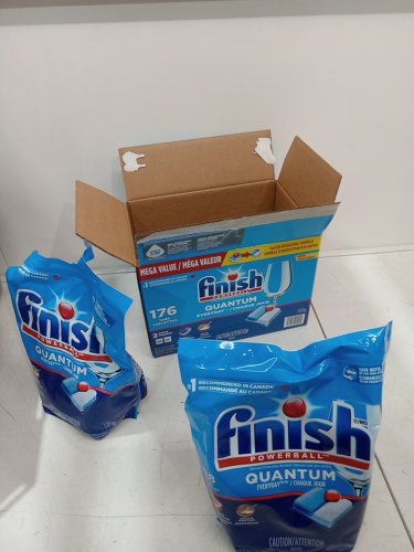 176pk Finish powerball Quantum Everyday Dishwasher Detergent tabs (Model: 3887777) image 2