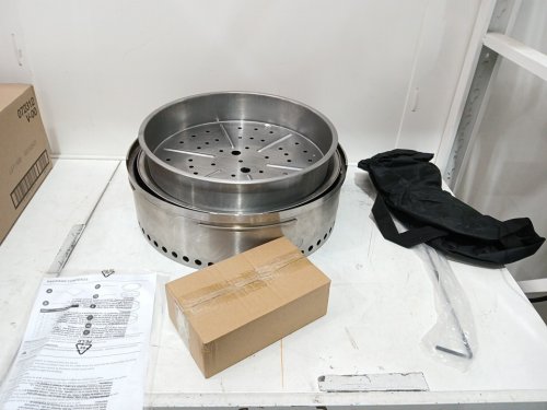 HONGTAOK fire pit - 19.5"  -stainless steel (model: htk-hl-kd19.5in) image 3