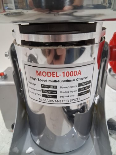 lejieyin electric high speed grain grinder mill for seeds, flour, herbs, spices - 2000W - 1000G capacity - silver (model: 1000A) image 9