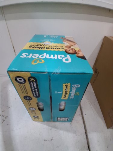 160pk pampers swaddlers best dryness disposable diapers - size 1 (8-14lb) image 2