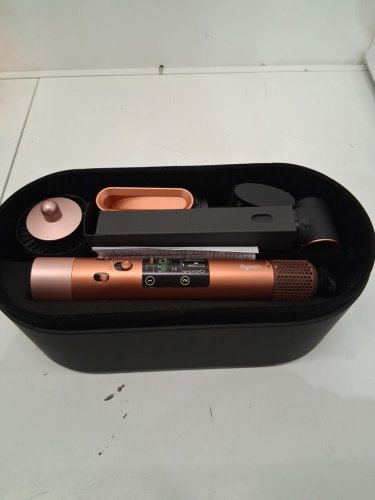 6PC DYSON i.d curly + coily airwrap multi styler and hair dryer with bluetooth - amber silk ( model: hs08) image 9