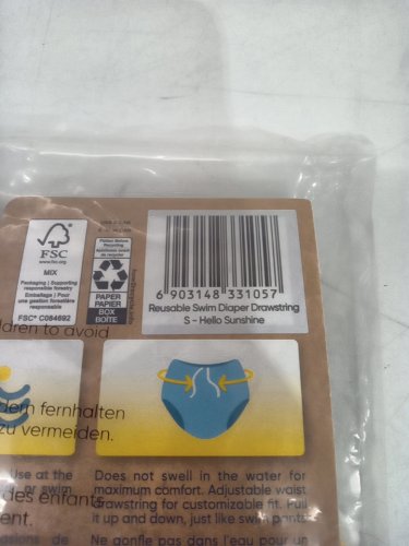 KIDS CHARLIE BANANA REUSABLE SWIM DIAPER- SMALL- DUCKS image 3