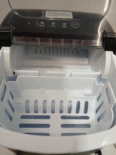 EUHOMY Countertop Ice Maker Machine - MAKES 26LB/Day - BLACK (MODEL: im-06d/IM001-Bbl-CAEH) image 7