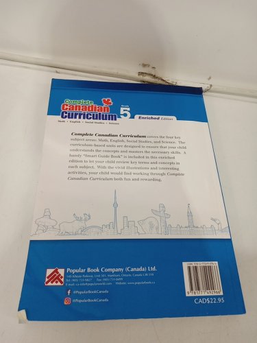 (paperback) Complete Canadian Curriculum: Grade 5 (Enriched Edition): math/english/science and social studies image 3
