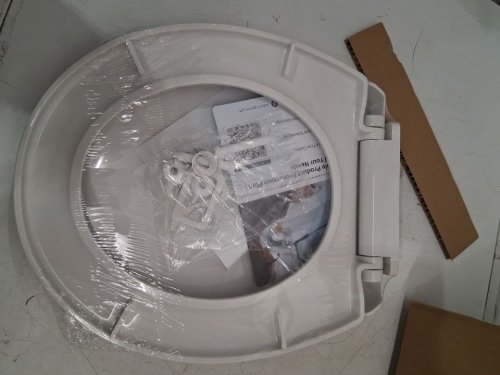 Garvee Round Toilet Seat with Slow Soft Close - 17" - white (model: pho-0r8ldvyt) image 3