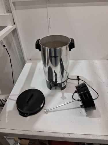 Commercial Hot Beverage Dispenser with Dripless Faucet - 40 CUPS - SILVER/BLACK (MODEL: FCMLA042) image 4