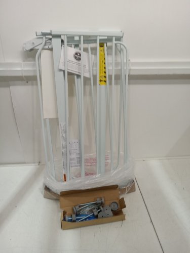 REGALO EASY STEP EXTRA WIDE METAL SAFETY GATE - 30" x 29"- 49" - WHITE (MODEL: 1164EwDS) image 3