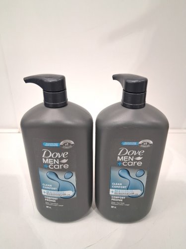 2PK Dove Men+Care Body and Face Wash - clean comfort - 887ml each image 2