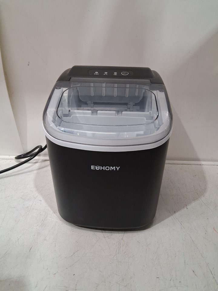 EUHOMY Countertop Ice Maker Machine - MAKES 26LB/Day - BLACK (MODEL: im-06d/IM001-Bbl-CAEH) image 5