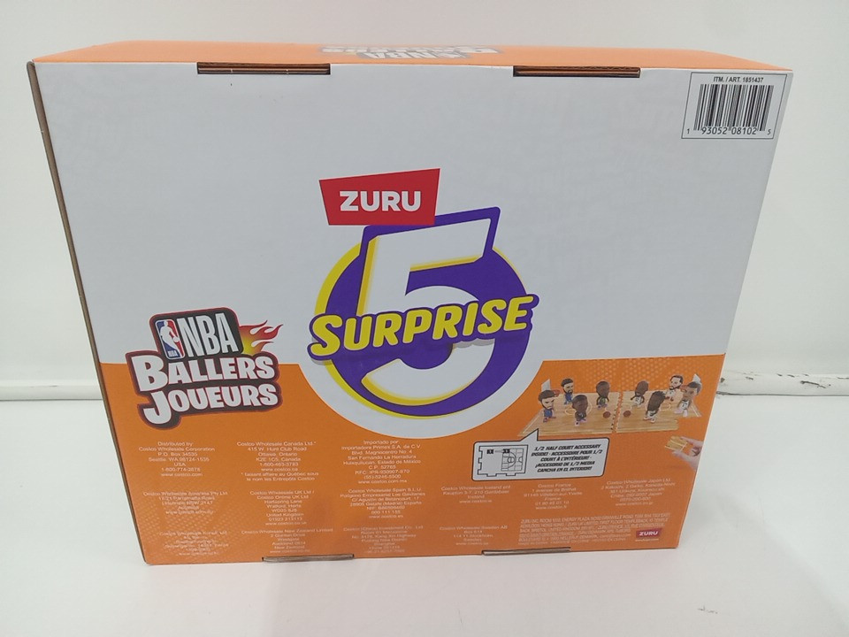 4PK ZURU NBA BALLERS SURPRISE TOYS - 5 SURPRISE + half court accessory (model: 1851437) image 4