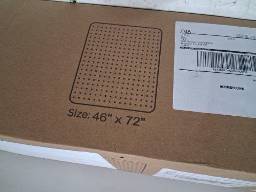 HOMEK Large Office Chair Mat for Carpeted Floors - 46" x 72" - Transparent image 3