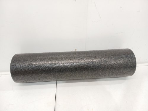 HIGH-DENSITY ROUND FOAM ROLLER FOR YOGA and EXERCISE - 24" - BLACK image 3