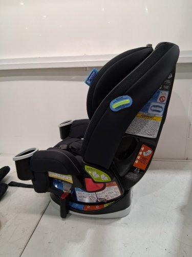 GRACO 4EVER 4-IN-1 CONVERTIBLE FROM INFANT TO TODDLER CAR SEAT WITH WASHABLE SEAT COVER - 4-120LB CAPACITY - DREW STYLE /NAVY BLUE (MODEL: 2168323) image 7