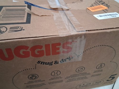 168PK HUGGIES SNUG & DRY BABY DIAPERS - SIZE 5 (27+ LBS) image 3