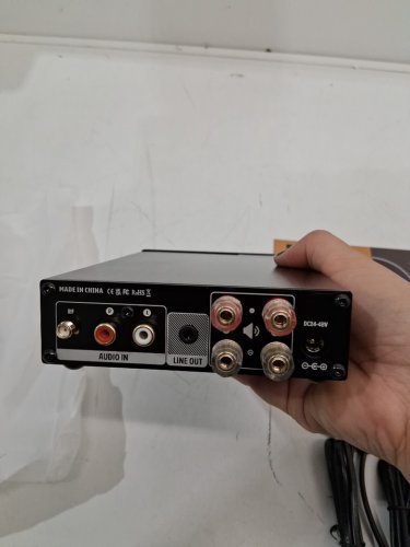 aiyima bluetooth 2-channel amplifier with treble and bass control - black (model: a07PRO) image 4