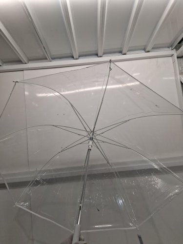 WEATHER STATION BUBBLE DOME CLEAR UMBRELLA - 52" - WHITE (MODEL: WS510-WHITE) image 3