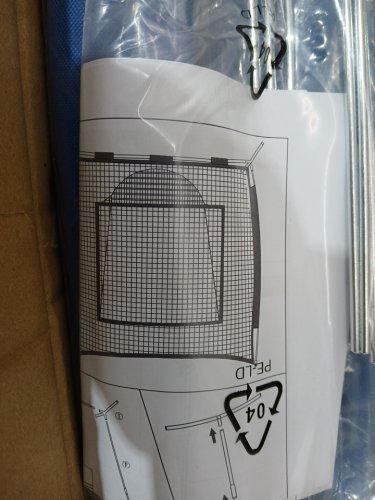 VIVOHOME BASEBALL BACKSTOP SOFTBALL PRACTICE NET - 7ft x 7ft - BLACK image 6