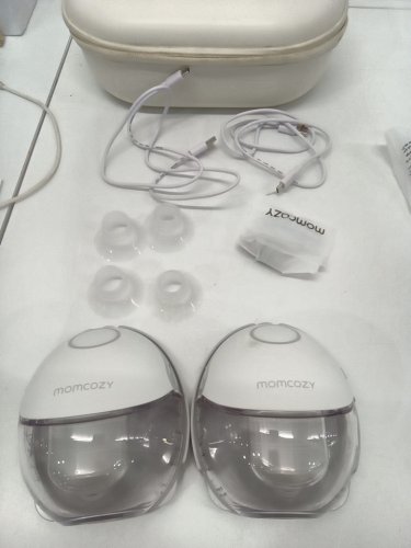 MOMCOZY MOBILE STYLE M6 HANDS-FREE SLIM DOUBLE BREAST PUMP - GREY/WHITE (MODEL: BP311) image 3