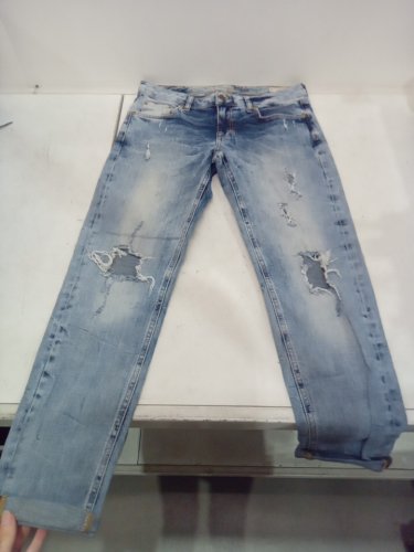 MEN'S BOYFRIEND 893 regular fit ripped jeans - 27w - blue image 2