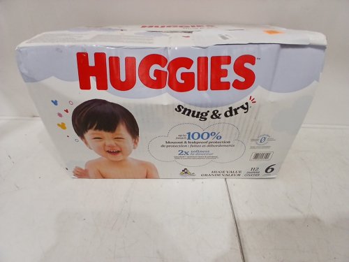 112PK HUGGIES LEAKPROOF SNUG AND DRY DIAPERS - SIZE 6 - DISNEY MICKEY MOUSE image 2