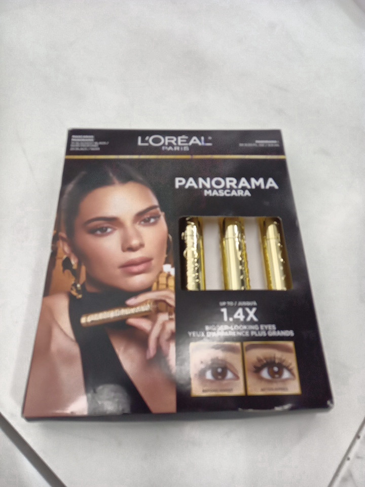 3PK L'Oréal Paris Voluminous Panorama Mascara Trio - blackest black/ black - 9.9ml each image 2