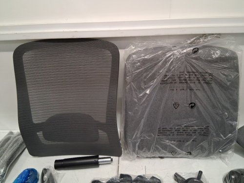 Mimoglad Office Chair with Adjustable Lumbar Support and Headrest -  Dim Gray/Black (model: oc-5188h) image 7