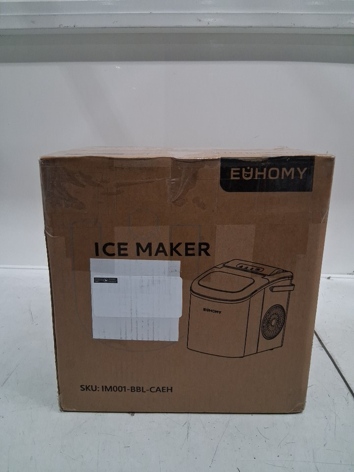 EUHOMY Countertop Ice Maker Machine - MAKES 26LB/Day - BLACK (MODEL: im-06d/IM001-Bbl-CAEH) image 2