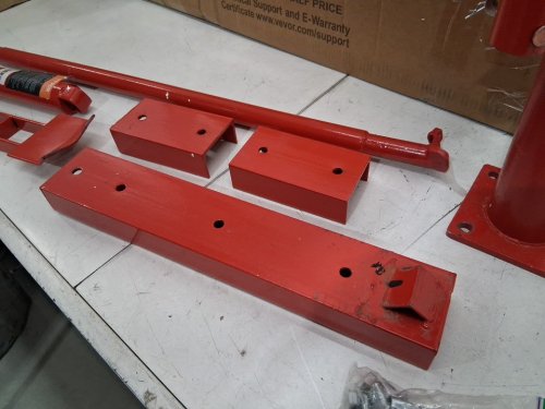 VEVOR Portable Manual Hand Bead Breaker Tire Changer/Mounting Tool for garage or home - for 8" to 16" Tires - RED (model: ltcz-b) image 4