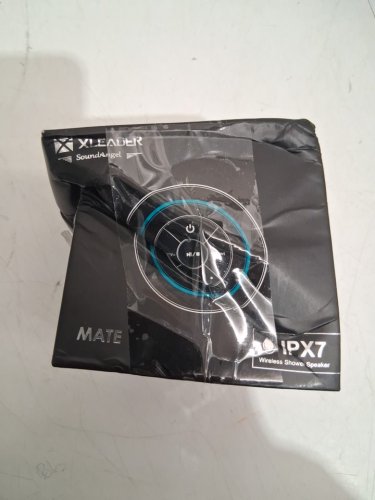 sound angel xleader compact portable wireless Bluetooth speaker - black dot image 2